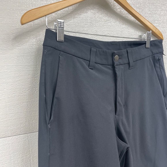 Lululemon 30 Inch Waist Slate Gray Commission Pants Slim‎ Fit Chino - Picture 7 of 13